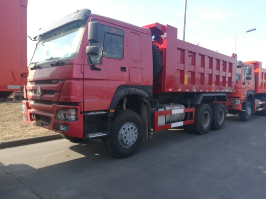 6×4 ड्राइव व्हील Sinotruk HOWO Shancman FAW डंप ट्रक उच्च भार क्षमता के साथ टिमपर