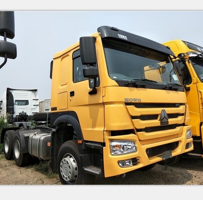 सिनोट्रुक HOWO प्रयुक्त भारी शुल्क ट्रैक्टर ट्रक ट्रेलर सिर 6*4 2018 371-375HP आईएसओ अनुमोदित