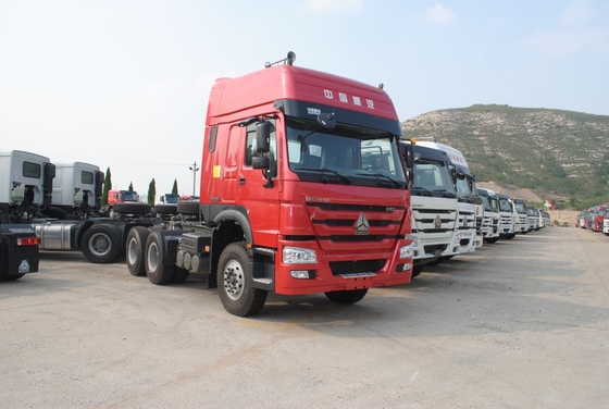 सुरक्षित भुगतान Sinotruk HOWO 6X4 ट्रैक्टर ट्रक 371HP/420HP भारी शुल्क चीनी ट्रक
