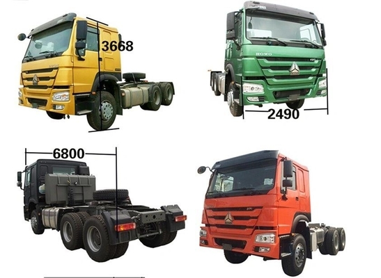 ट्यूबलेस टायर डिजाइन प्रयुक्त Sinotruk HOWO 371 ट्रक हेड ट्रैक्टर डंप ट्रक छूट पर