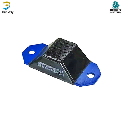 Sinotruk HOWO T5g चेसिस पार्ट्स स्प्रिंग स्टॉप रबर ब्लॉक WG9416520030 निर्माण