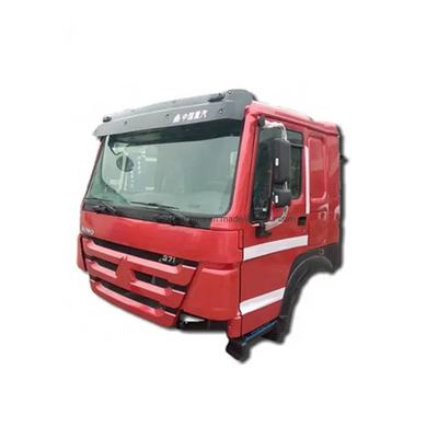 Hw76 Sinotruk HOWO ट्रक रेड केबिन स्पेयर पार्ट्स डंप ट्रक 250.00cm * 198.00cm * 235.00cm