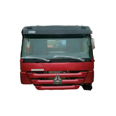 Hw76 Sinotruk HOWO ट्रक रेड केबिन स्पेयर पार्ट्स डंप ट्रक 250.00cm * 198.00cm * 235.00cm
