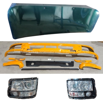 Shacman Delong F3000 डंप ट्रक केबिन पार्ट लो बंपर Dz93189932130 खनन ट्रकों के लिए