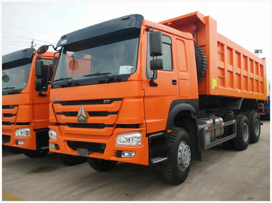 25 टन का Sinotruk HOWO डंप ट्रक 5800*2300*1500 आयाम और इंजन क्षमता&gt;8L