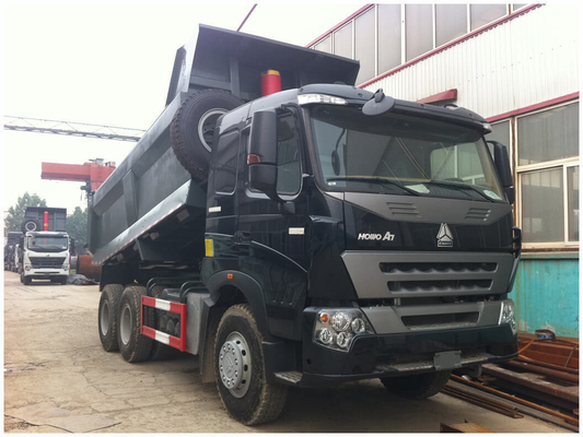 25 टन का Sinotruk HOWO डंप ट्रक 5800*2300*1500 आयाम और इंजन क्षमता&gt;8L
