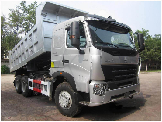 25 टन का Sinotruk HOWO डंप ट्रक 5800*2300*1500 आयाम और इंजन क्षमता&gt;8L
