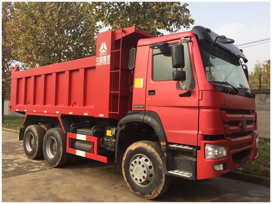 25 टन का Sinotruk HOWO डंप ट्रक 5800*2300*1500 आयाम और इंजन क्षमता&gt;8L