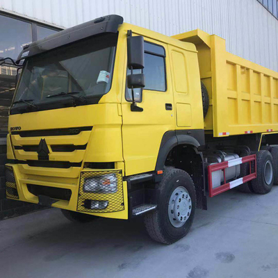 डंप ट्रक लोड क्षमता 21-30t चीन ट्रक इस्तेमाल किया 336HP HOWO 10 पहियों टिमपर 6X4 अफ्रीका के लिए