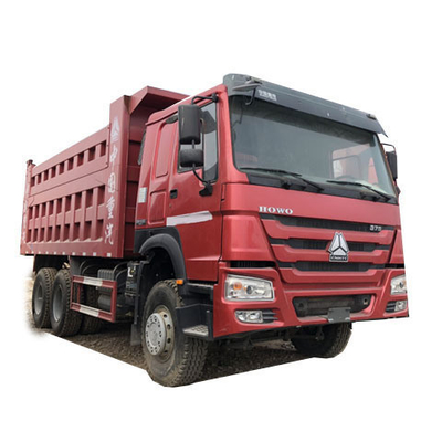 ट्यूबलेस टायर और HOWO 6X4 30 टन इस्तेमाल किया निर्माण डंप ट्रक आपके लाभ के लिए