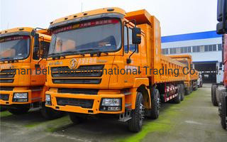 डंप ट्रक F3000 वीचाई इंजन 380HP और 6*4 ड्राइविंग प्रकार के साथ स्थिर प्रयुक्त शैकमैन