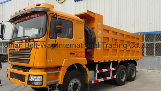 डंप ट्रक F3000 वीचाई इंजन 380HP और 6*4 ड्राइविंग प्रकार के साथ स्थिर प्रयुक्त शैकमैन