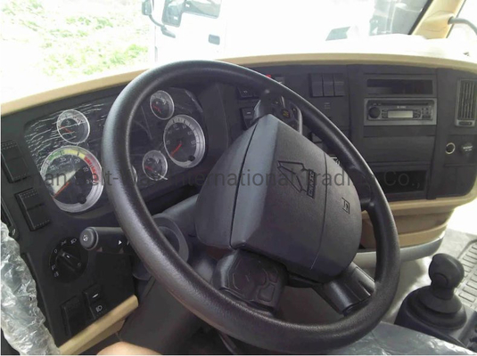 प्रतिपूर्ति नीति Sinotruk HOWO डंप ट्रक 371HP 25-30 टन लोड 5.4m मैनुअल ट्रांसमिशन