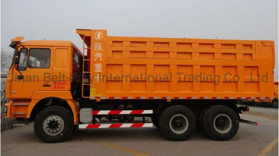 यूरो 2 उत्सर्जन मानक के साथ इस्तेमाल किया शैकमैन ट्रक 350HP शैकमैन F3000 25 टन डंप ट्रक