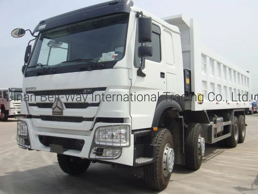 दूसरा हाथ 7.3m HOWO डीजल डंप ट्रक 8*4 371HP अनुमानित वितरण समय के भीतर