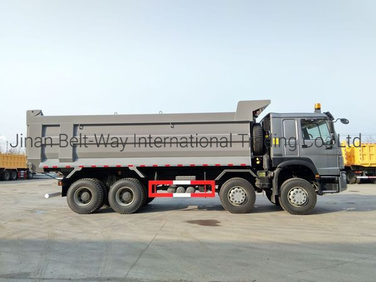 दूसरा हाथ 7.3m HOWO डीजल डंप ट्रक 8*4 371HP अनुमानित वितरण समय के भीतर