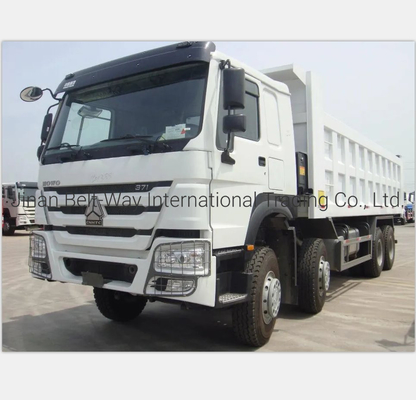 दूसरा हाथ 7.3m HOWO डीजल डंप ट्रक 8*4 371HP अनुमानित वितरण समय के भीतर