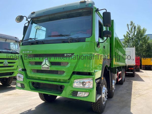 6.8m 7.3m 30ton Heavy Duty Sinotruk प्रयुक्त 8*4 HOWO डंप ट्रक टिपर शिपिंग लागत