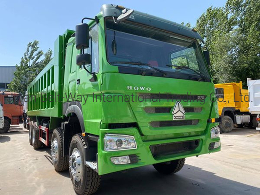 6.8m 7.3m 30ton Heavy Duty Sinotruk प्रयुक्त 8*4 HOWO डंप ट्रक टिपर शिपिंग लागत