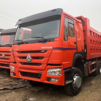 आईएसओ प्रमाणित 10 पहिया 6*4 Sinotruck HOWO प्रयुक्त डंप ट्रक 10 टायर ट्रक 30 टन टिलर
