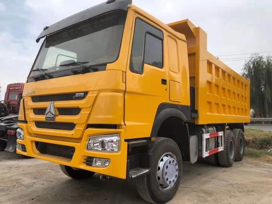 आईएसओ प्रमाणित 10 पहिया 6*4 Sinotruck HOWO प्रयुक्त डंप ट्रक 10 टायर ट्रक 30 टन टिलर