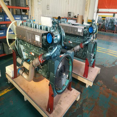 सिनोट्रक ट्रक स्पेयर पार्ट्स के लिए डीजल ईंधन HOWO 371HP Wd615.47 चार-स्ट्रोक इंजन