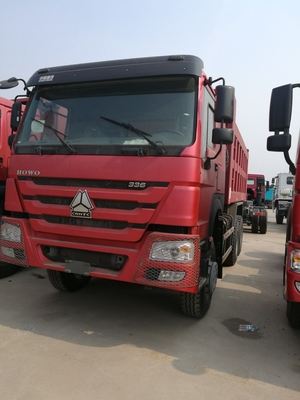 Sinotruk HOWO डंप ट्रक भारी ड्यूटी टिपर ट्रक 5800*2300*1500 मिमी खपत के साथ