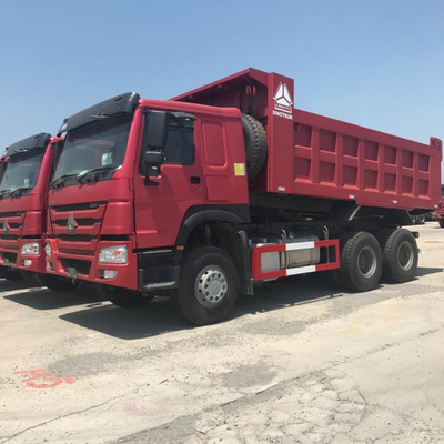 यदि आपका आदेश शिप नहीं करता है तो धनवापसी का दावा करें दूसरा हाथ 6*4 Sinotruk डंप ट्रक टिपर