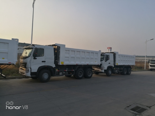 HOWO 6X4 टपर ट्रक 20 घन मीटर इंजन क्षमता और यूरो 2 उत्सर्जन मानक के साथ