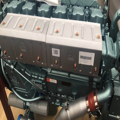 इलेक्ट्रिक मोटर HOWO 371HP स्टायर ट्रक Sinotruk डीजल इंजन Wd615.47 सामग्री के साथ