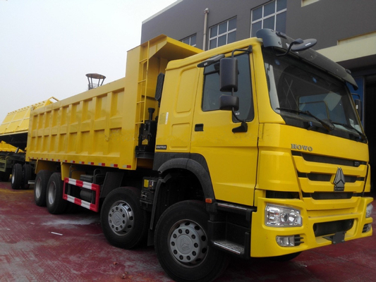 मैनुअल ट्रांसमिशन Sinotruk 6X4 आरसी ट्रक टिपर 60 टन डंप ट्रक Hova चेसिस के साथ