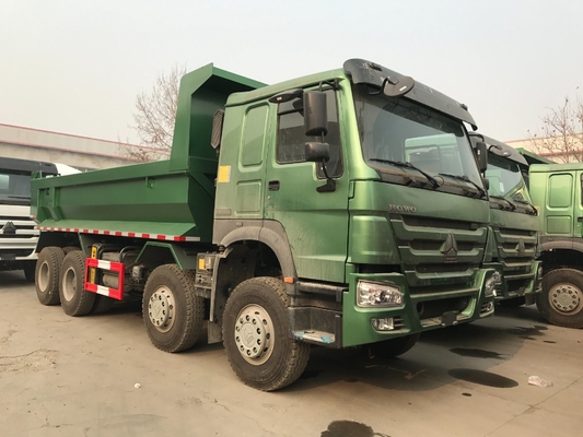 आईएसओ प्रमाणित 12 व्हीलर एलएचडी Sinotruk HOWO 8X4 आरसी ट्रक टिपर 60 टन डंप ट्रक डंपर