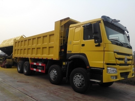 आईएसओ प्रमाणित 12 व्हीलर एलएचडी Sinotruk HOWO 8X4 आरसी ट्रक टिपर 60 टन डंप ट्रक डंपर