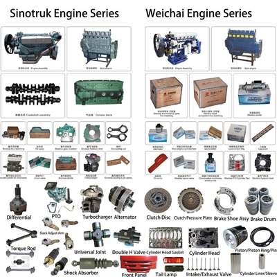 Wd615.47 Sinotruk HOWO ट्रक पार्ट Wechai इंजन पार्ट्स समुद्री इंजन स्पेयर पार्ट्स ऑफर