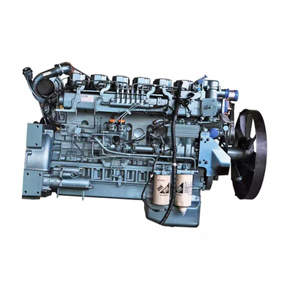 अधिकतम टॉर्क N.M 1500 9.726L विस्थापन HOWO ट्रैक्टर ट्रक इंजन Wd615.47 371HP