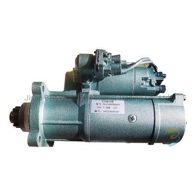 Sinotruk HOWO 10 दांत 24V स्टार्टर Vg1560090001 गियरबॉक्स ट्रांसमिशन सिस्टम भागों के लिए
