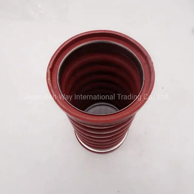 0.6 किलोग्राम Intercooler आउटलेट रबर नली के लिए Sinotruck HOWO ट्रक स्पेयर पार्ट्स Wg9925530058