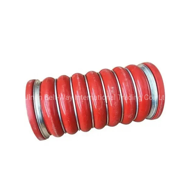 0.6 किलोग्राम Intercooler आउटलेट रबर नली के लिए Sinotruck HOWO ट्रक स्पेयर पार्ट्स Wg9925530058