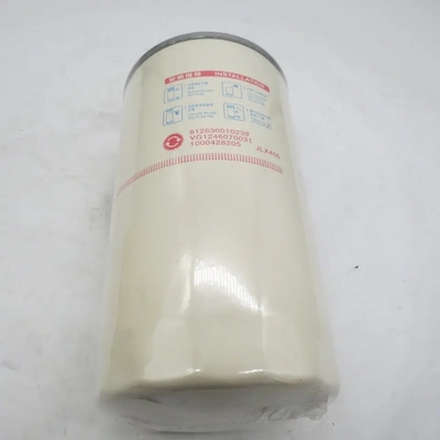 HOWO A7 ट्रक पार्ट्स के मानक इंजन के लिए इंजन तेल फिल्टर तत्व Vg1246070031